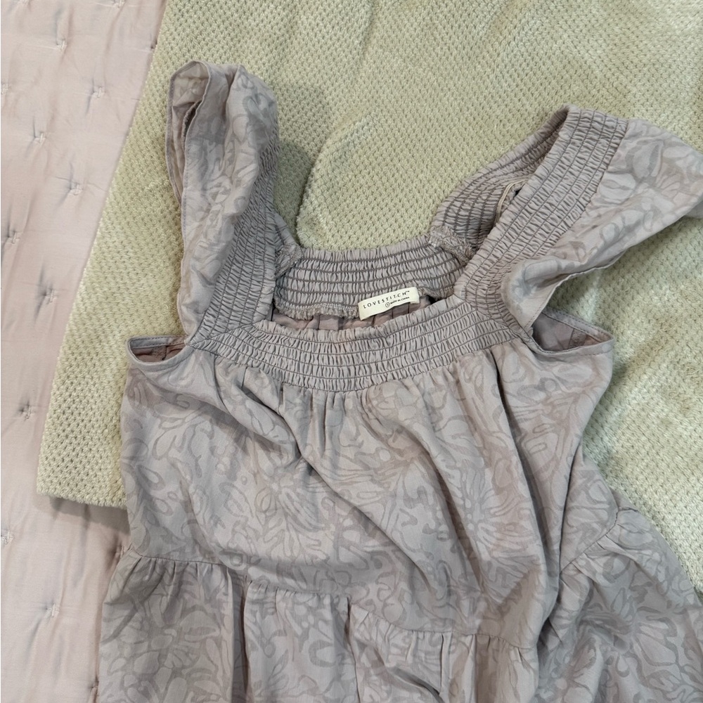 Floral Patterned Sleeveless Dress